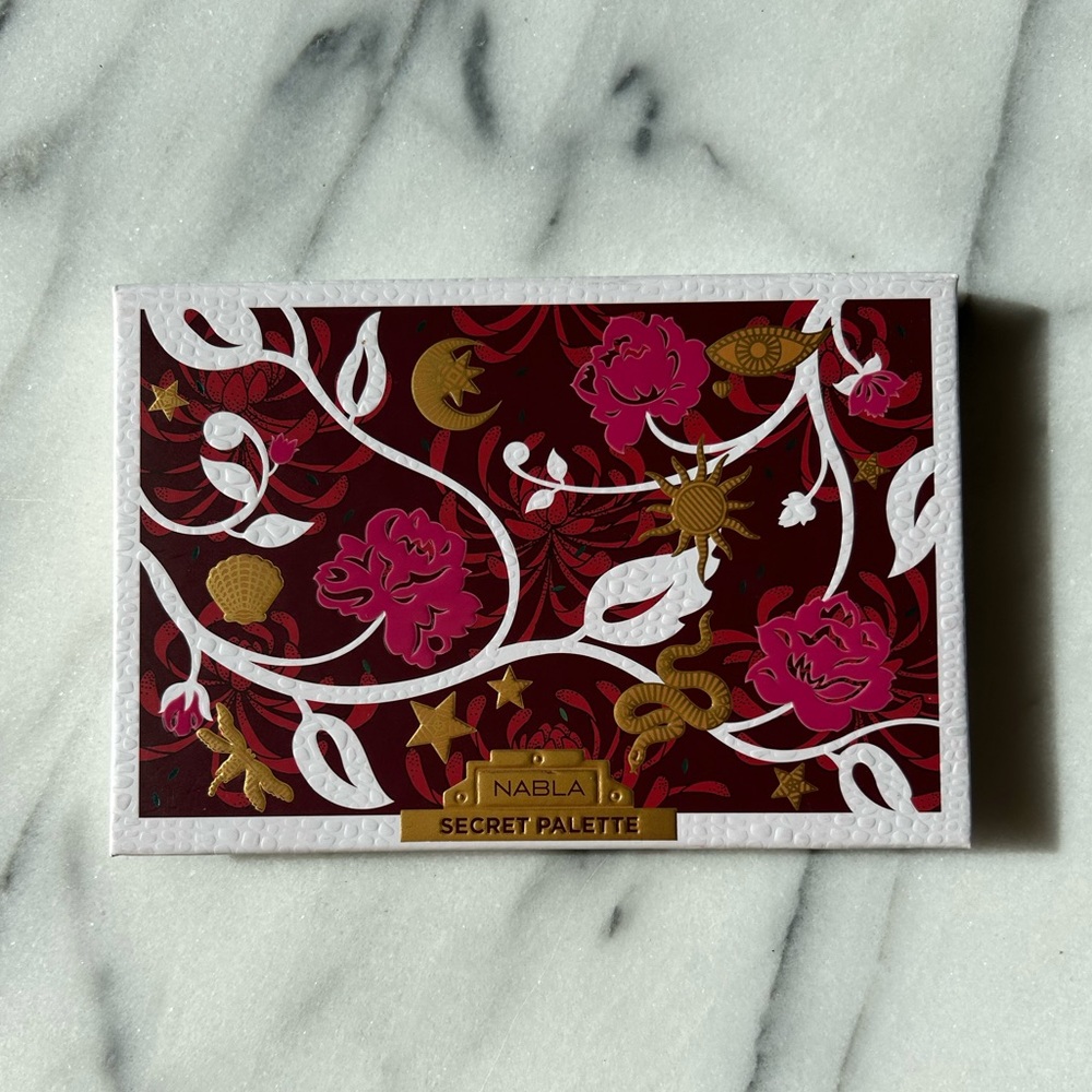 Nabla Secret Palette - Pink, Gold, Red Eyeshadow